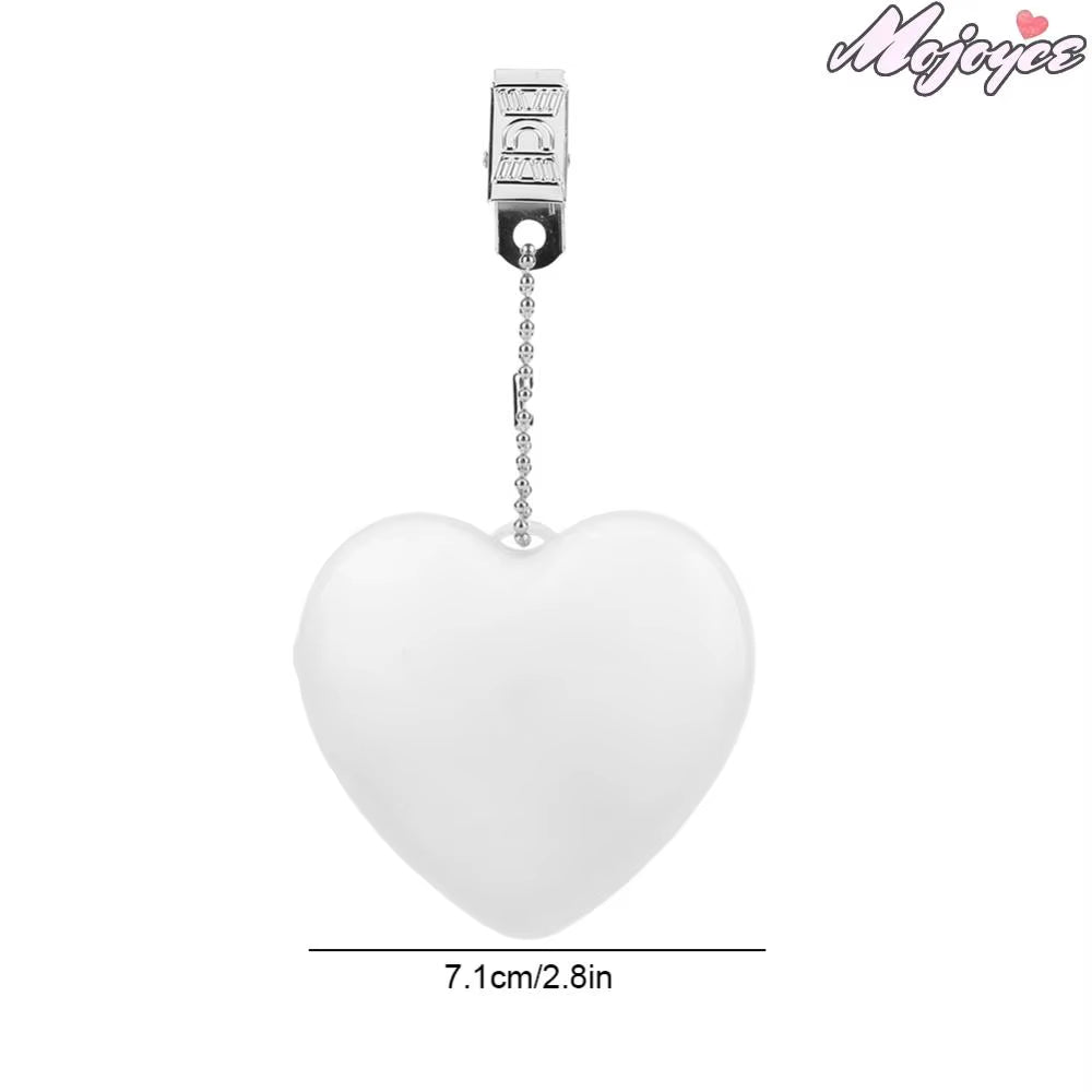 Heart-Shaped Automatic Sensor Handbag Light with Clip - Ideal Gift for Friends (1/2/3 Pieces)