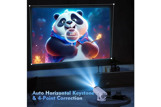 Magcubic HY300 Pro Portable 4K Decoding Projector - Wifi6, Android 11, Bluetooth 5.0 - Ultra-Sharp Imaging, Smart Connectivity, Superior Audio - White