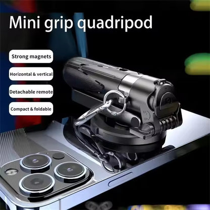 Pocket Bluetooth Magnetic Selfie Stick Telescopic Multifunctional Tripod Phone Holder Stand for Iphone 16 Magsafe Suporte Mount