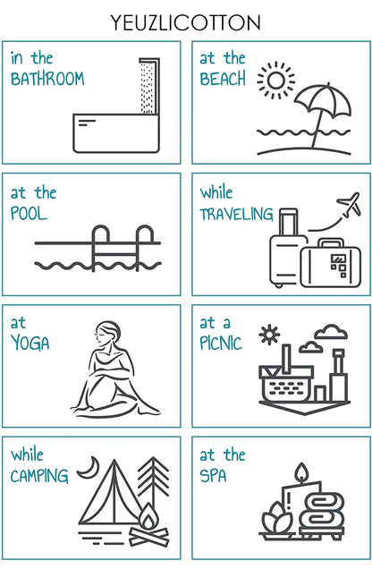 YEUZLICOTTON Hot Sale Luxury Striped Tassel 100% Cotton Sauna Spa Bath Towel for Home 100*180CM Travel Turkish Large Beach Towel