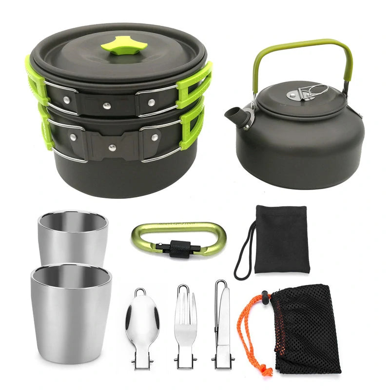 Camping Tableware Aluminum Nonstick Cookware