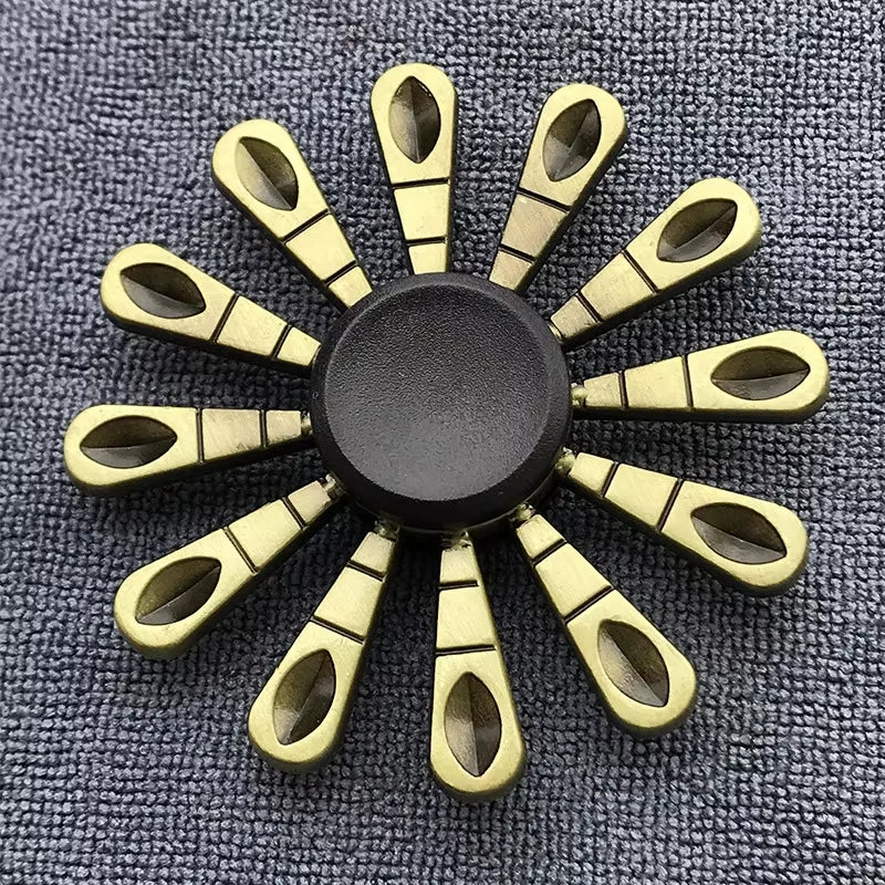 Bronze Color Metal Fidget Spinner R188 Mute Bearing Alloy Hand Spinner Stress Relief Decompression Toys for Kids Adult Gifts