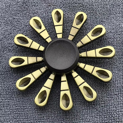 Bronze Color Metal Fidget Spinner R188 Mute Bearing Alloy Hand Spinner Stress Relief Decompression Toys for Kids Adult Gifts