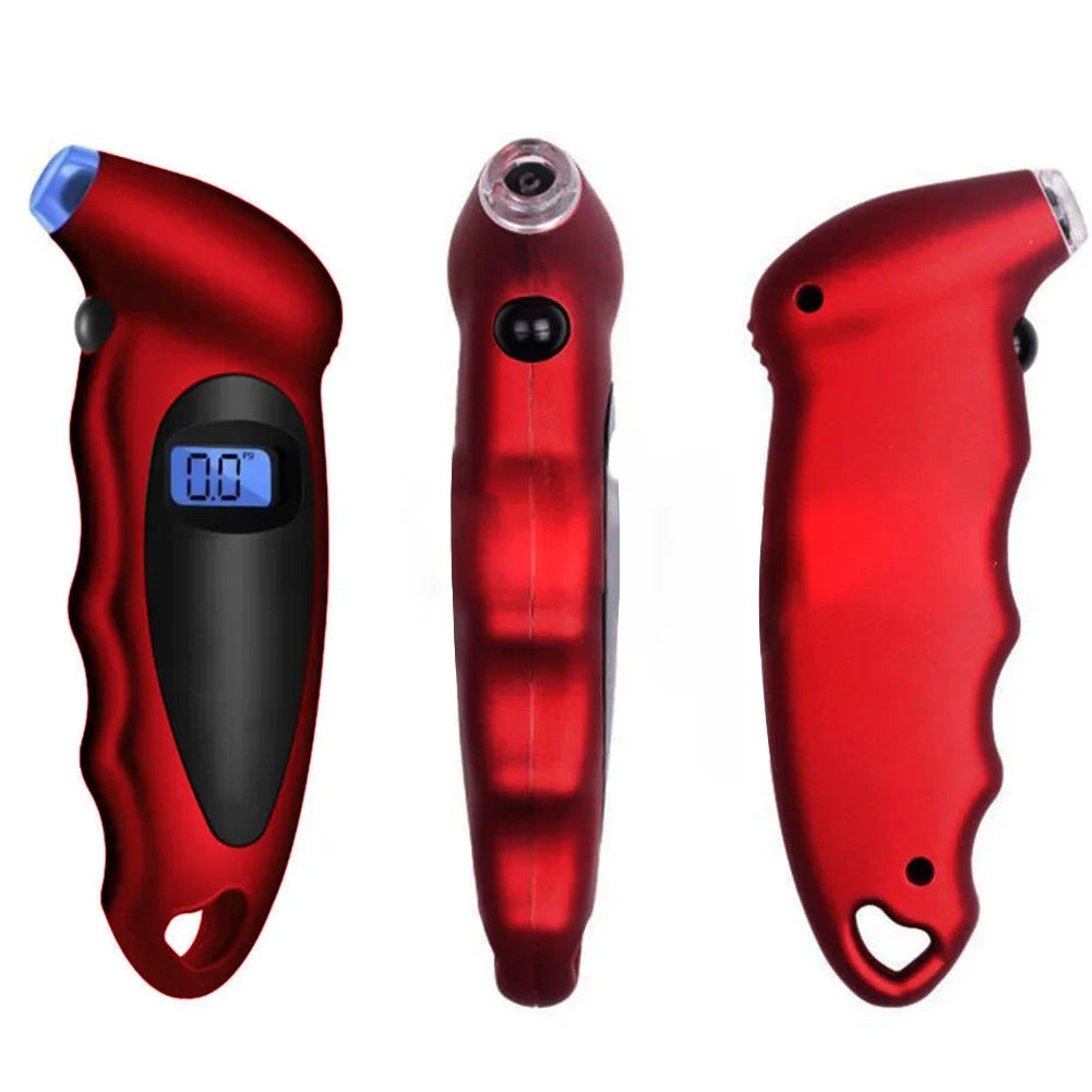High-Precision Digital Tire Pressure Gauge with Backlight - Accurate Monitoring for Your Car's Tyres