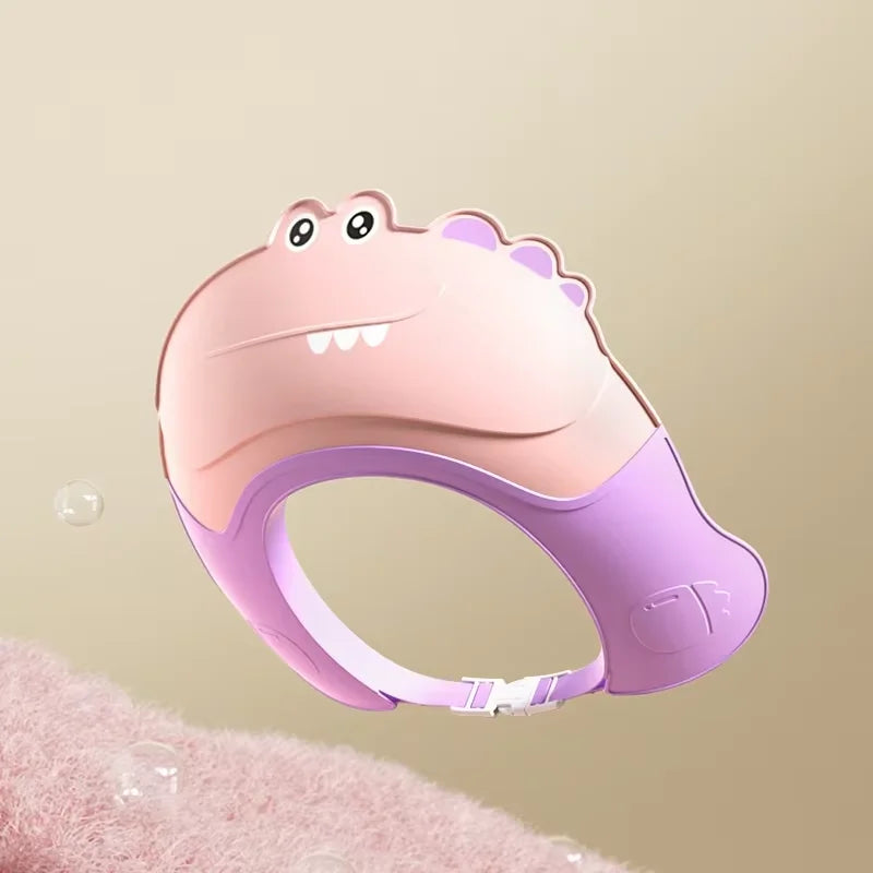 Baby Bath Caps Goods Infant Ear Protection Kids Shampoo Shield Bath Head Cover Baby Shower Cap Adjustable Hair Wash Hat