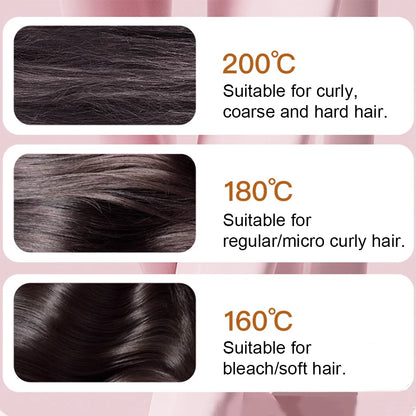 Wireless Mini Hair Straightening Comb - Portable Styling Tool