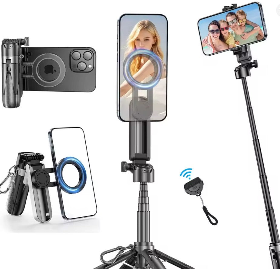 Pocket Mini Bluetooth Selfie Stick & Tripod - MagSafe