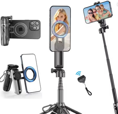 Pocket Mini Bluetooth Selfie Stick & Tripod - MagSafe