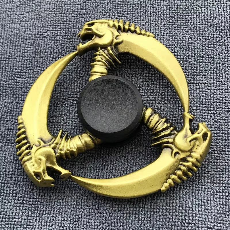 Bronze Color Metal Fidget Spinner R188 Mute Bearing Alloy Hand Spinner Stress Relief Decompression Toys for Kids Adult Gifts
