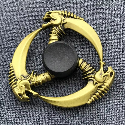 Bronze Color Metal Fidget Spinner R188 Mute Bearing Alloy Hand Spinner Stress Relief Decompression Toys for Kids Adult Gifts