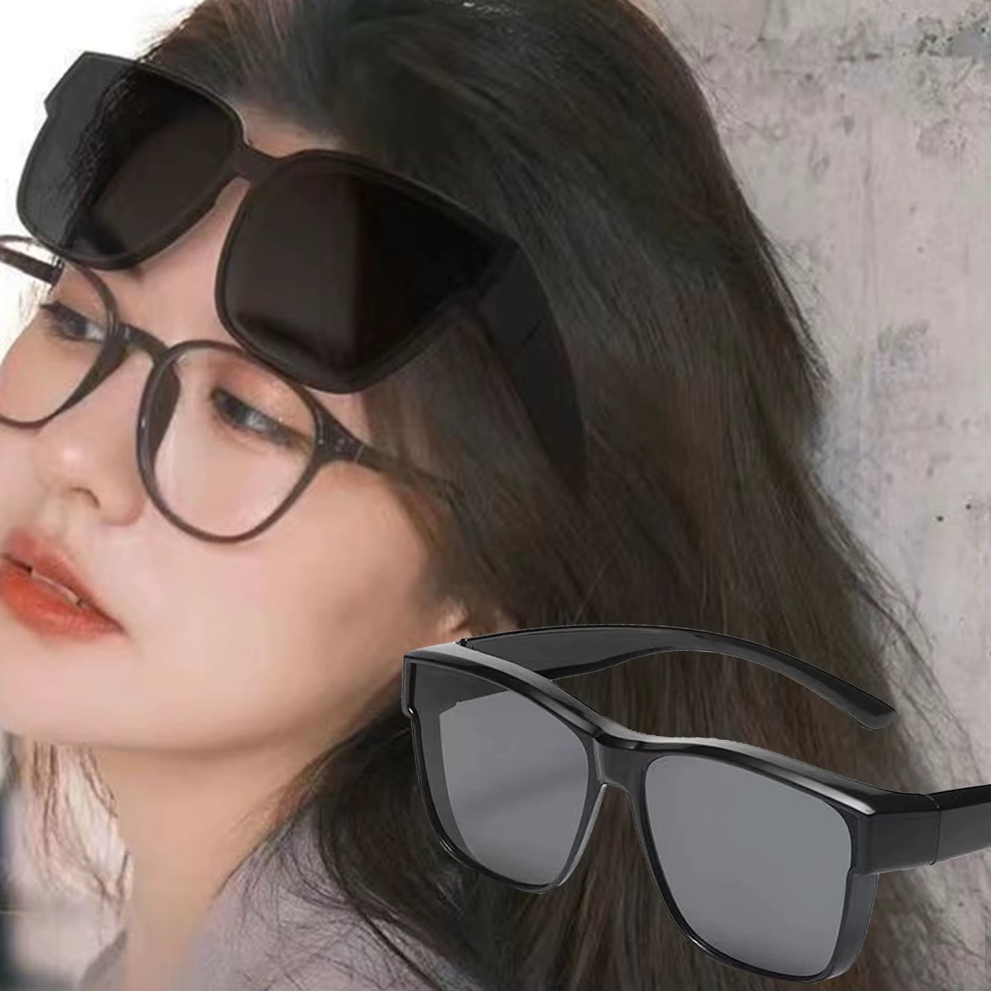 For Driving Riding That Can Be Worn over Other Glasses Wrap around Square Shades Fit over Glasses Sunglasses Polarized