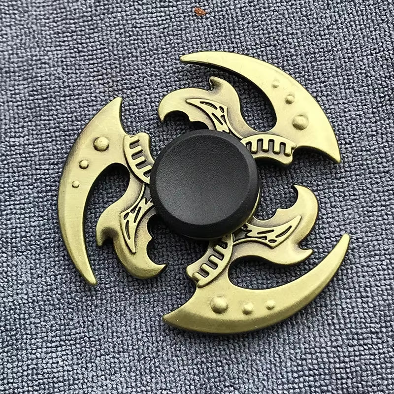 Bronze Color Metal Fidget Spinner R188 Mute Bearing Alloy Hand Spinner Stress Relief Decompression Toys for Kids Adult Gifts