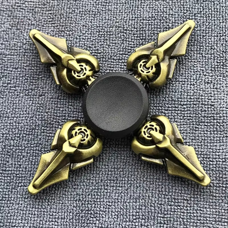 Bronze Color Metal Fidget Spinner R188 Mute Bearing Alloy Hand Spinner Stress Relief Decompression Toys for Kids Adult Gifts