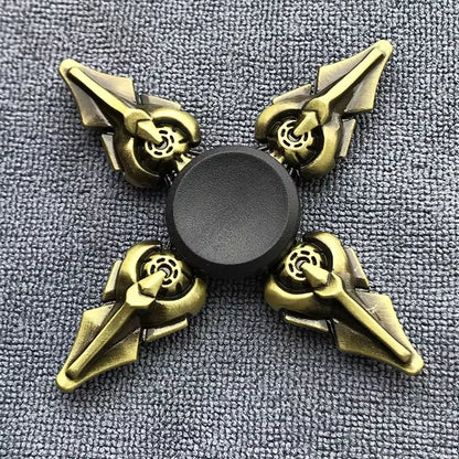 Bronze Color Metal Fidget Spinner R188 Mute Bearing Alloy Hand Spinner Stress Relief Decompression Toys for Kids Adult Gifts