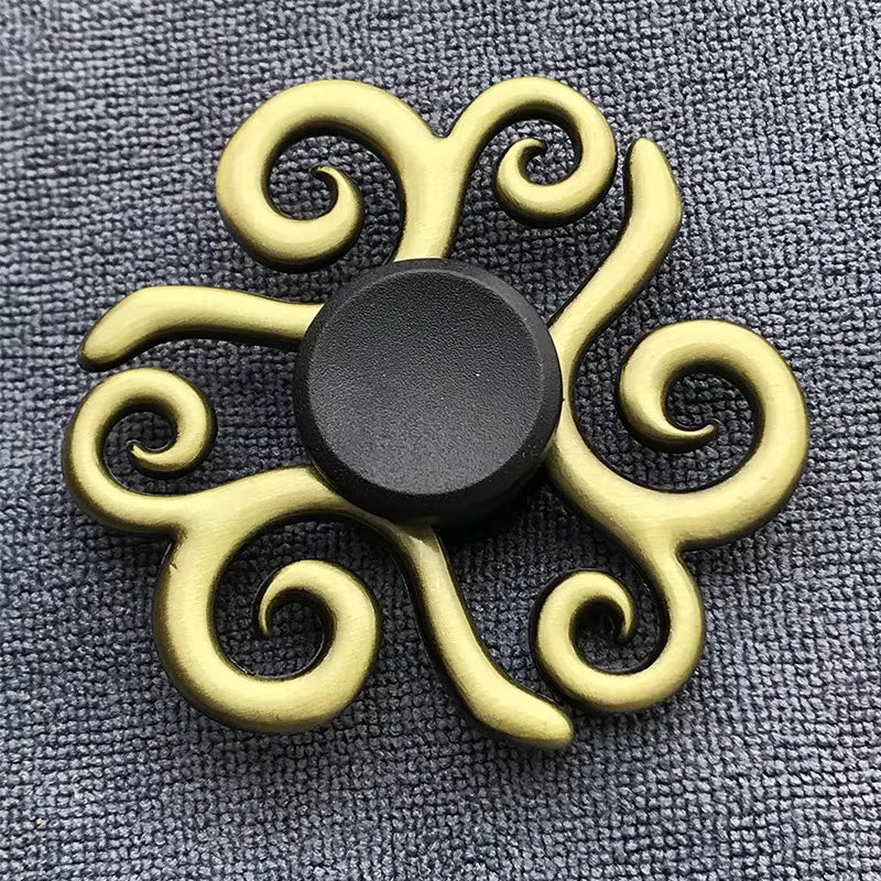 Bronze Color Metal Fidget Spinner R188 Mute Bearing Alloy Hand Spinner Stress Relief Decompression Toys for Kids Adult Gifts