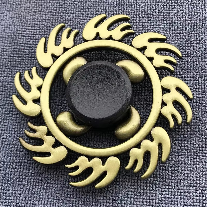 Bronze Color Metal Fidget Spinner R188 Mute Bearing Alloy Hand Spinner Stress Relief Decompression Toys for Kids Adult Gifts
