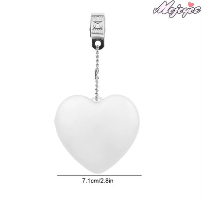 Heart-Shaped Automatic Sensor Handbag Light with Clip - Ideal Gift for Friends (1/2/3 Pieces)