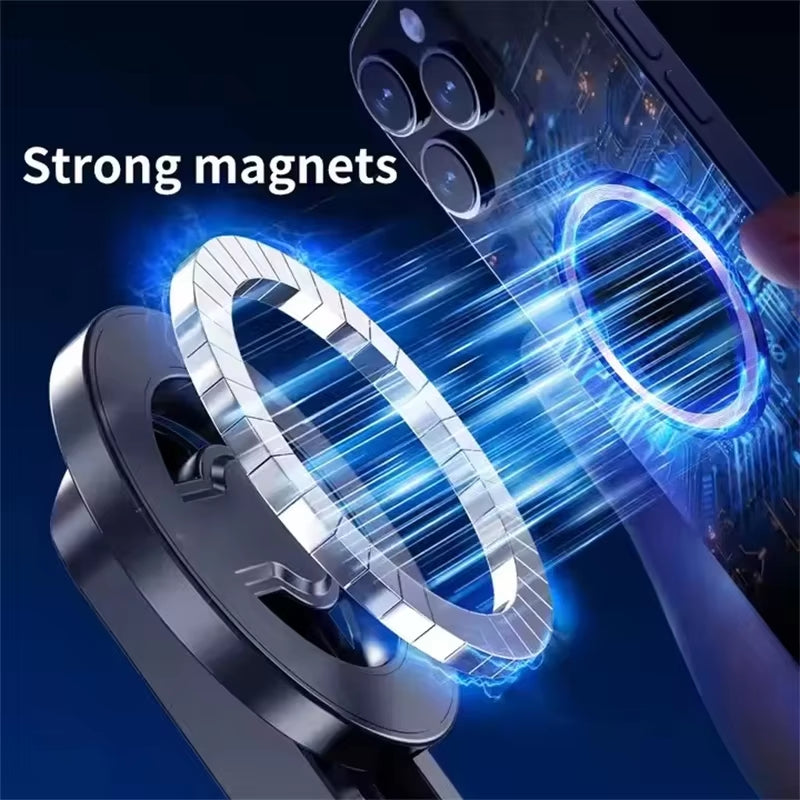 Pocket Bluetooth Magnetic Selfie Stick Telescopic Multifunctional Tripod Phone Holder Stand for Iphone 16 Magsafe Suporte Mount