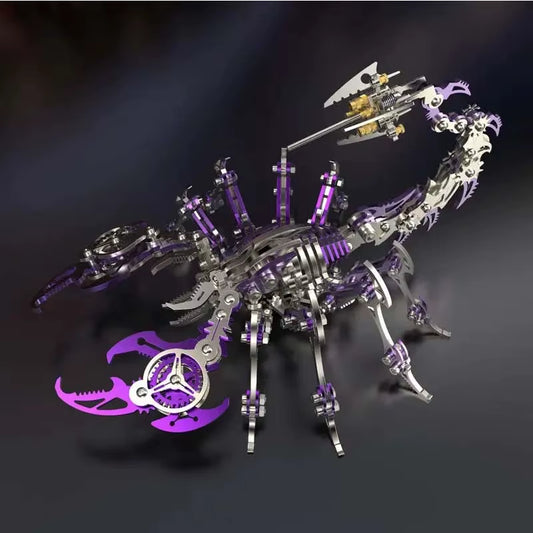 Colorful 3D Metal Scorpion King Mechanical Toy Decoration Assembly Decoration Mechanical Puzzle Diy Adult Children Birthday Gift