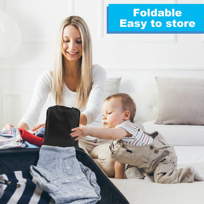 Kids Airplane Bed Breathable Children Airplane Seat Extender Portable Planes Foot Rest Travel Essentials Airplane Foot Hammock