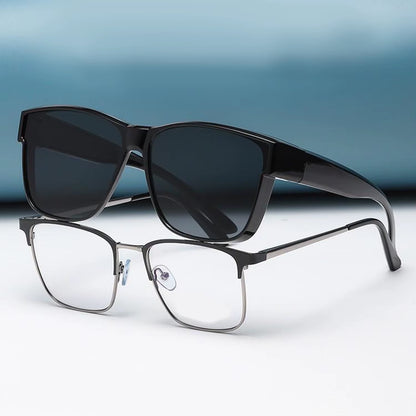 For Driving Riding That Can Be Worn over Other Glasses Wrap around Square Shades Fit over Glasses Sunglasses Polarized